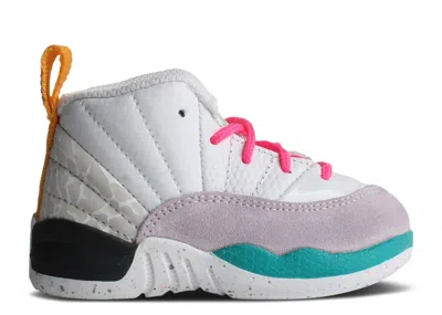 Air Jordan Babies'  12 Retro Td 'white Vapor Green'