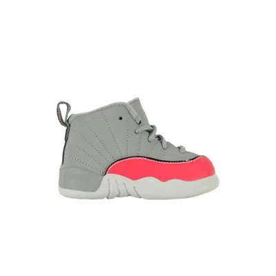 Pre-owned Air Jordan 12 Retro Td 'wolf Grey Racer Pink' | Infant Size 10 In Gray