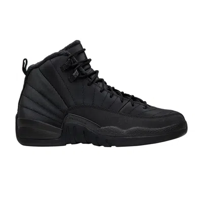 Pre-owned Air Jordan 12 Retro Winterized Gs 'triple Black' | Kid's Size 3.5