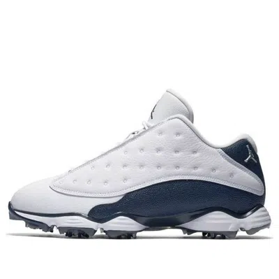 Air Jordan 13 Golf 'midnight Navy' In White