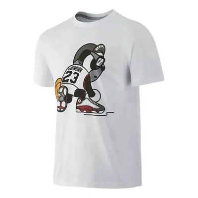 Air Jordan 13 Love Panda T-shirt 'white'