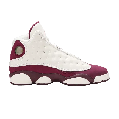 Pre-owned Air Jordan 13 Retro Gs 'bordeaux' In White