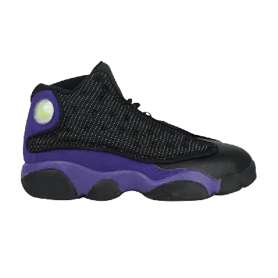 Pre-owned Air Jordan 13 Retro Ps 'court Purple' In Black