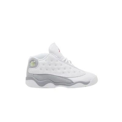 Pre-owned Air Jordan 13 Retro Td 'white Wolf Grey' | Infant Size 8