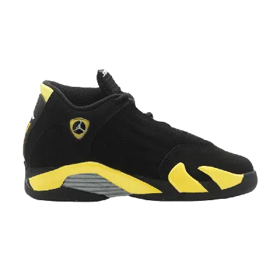 Pre-owned Air Jordan 14 Retro Bp 'thunder' In Black