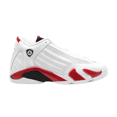 Pre-owned Air Jordan 14 Retro Gs 'candy Cane' 2012 In White