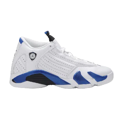 Pre-owned Air Jordan 14 Retro Gs 'hyper Royal' In White