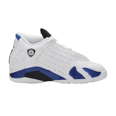 Pre-owned Air Jordan 14 Retro Ps 'hyper Royal' In White