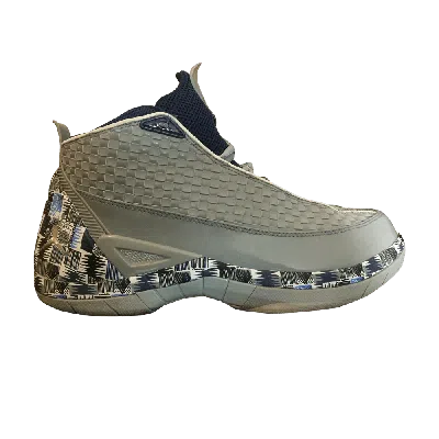 Pre-owned Air Jordan 15 Retro Se 'bragging Rights - Georgetown' In Silver