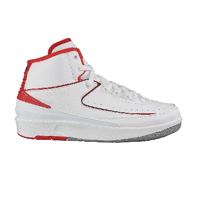 Pre-owned Air Jordan 2 Retro Bg 'white Varsity'