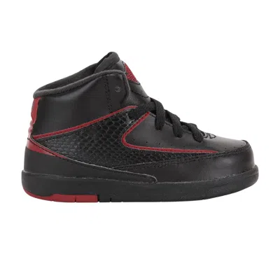 Pre-owned Air Jordan 2 Retro Bt 'black Varsity Red' | Infant Size 10