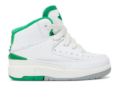 Air Jordan Babies'  2 Retro Td 'lucky Green' In White