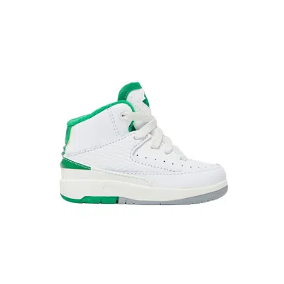 Pre-owned Air Jordan 2 Retro Td 'lucky Green' | White | Infant Size 3