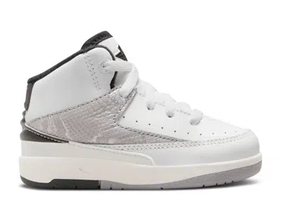 Air Jordan Babies'  2 Retro Td 'python' In White