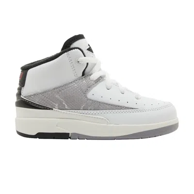 Pre-owned Air Jordan 2 Retro Td 'python' | White | Infant Size 10