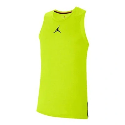 Air Jordan 23 Alpha Basketball Sports Fluorescence 'yellow Vest' In Green