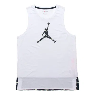Air Jordan 23 Alpha Dongdan Basketball Vest Male White In Gray