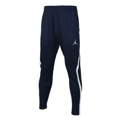 Air Jordan 23 Alpha Dri-fit Training Sports Pants Deep Blue White