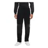 Air Jordan 23 Drawstring Polar Fleece Splicing Casual Sports Long Pants Black