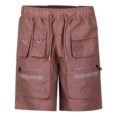 Air Jordan 23 Engineed Woven Multiple Pockets Shorts Khaki In Brown