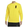 Air Jordan 23 Engineered Athleisure Casual Sports Embossing Label Round Neck Pullover Yellow