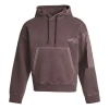 Air Jordan 23 Engineered Casual Sports Letter Logo Hooded Long Sleeve Sweater For Men Brown