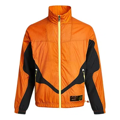 Air Jordan 23 Engineered Causual Sports Stand-up Collar Jacket Coat Male Orange