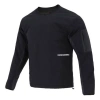Air Jordan 23 Engineered Contrast Color Stitching Round Neck Pullover Padded Clothes Black