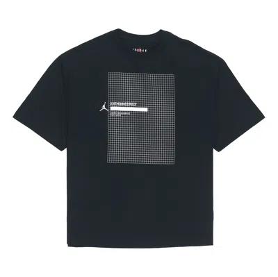 Air Jordan 23 Engineered Mesh Sports Round Neck Short Sleeve Black