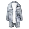 Air Jordan 23 Engineered Printed Parka Jacket 'white Gray' In Gray