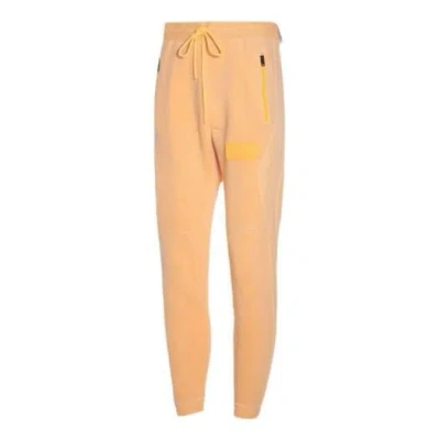 Air Jordan 23 Engineered Rubber Knit Sports Pants Orange In Nude