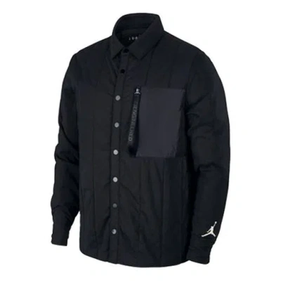 Air Jordan 23 Engineered Space Cotton Coach Jacket Black In Blue