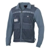 Air Jordan 23 Engineered Zipper Cardigan Jacket Dark Blue In Gray