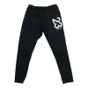 Air Jordan 23 Flight Space Cotton Athleisure Casual Sports Long Pants Black
