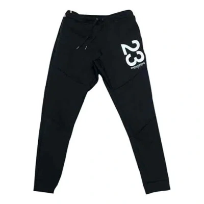 Air Jordan 23 Flight Space Cotton Athleisure Casual Sports Long Pants Black