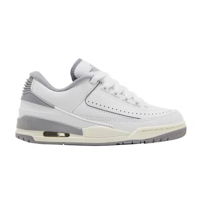 Pre-owned Air Jordan 2/3 Gs 'white Cement' | Grey | Kid's Size 3.5 In Gray