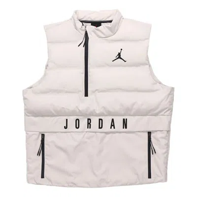 Air Jordan 23 Tech Half Zipper Vest Asia Sizing 'creamy White'