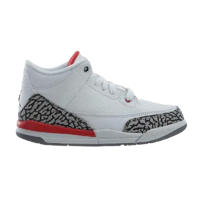 Pre-owned Air Jordan 3 Retro Bp 'hall Of Fame' In White