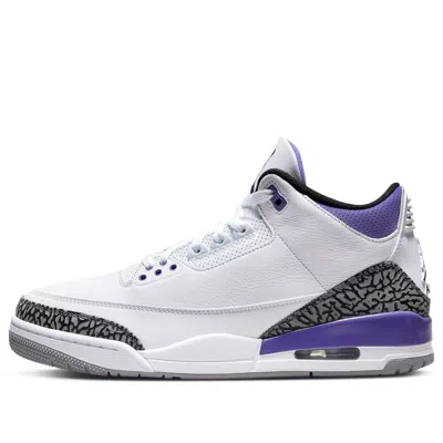 Air Jordan 3 Retro 'dark Iris' In White