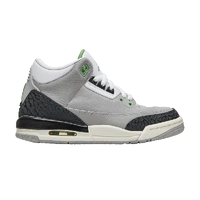 Pre-owned Air Jordan 3 Retro Gs 'chlorophyll' In Green