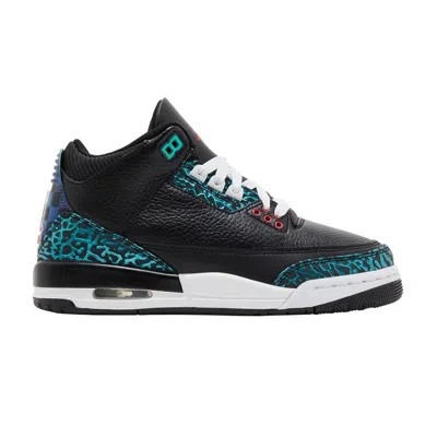Pre-owned Air Jordan 3 Retro Gs 'moto' | Black | Kid's Size 4
