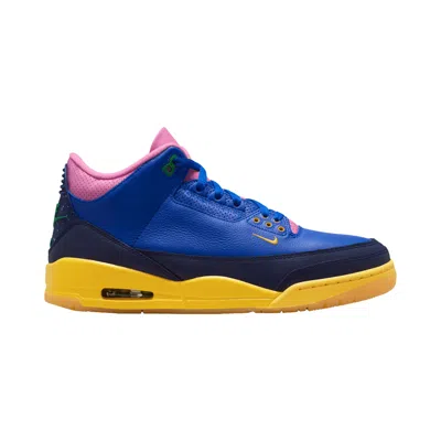 Pre-owned Air Jordan 3 Retro Og Gs 'brazil' | Blue | Kid's Size 3.5