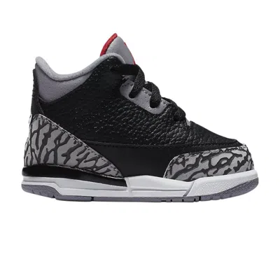 Pre-owned Air Jordan 3 Retro Og Td 'black Cement' 2018 | Infant Size 6