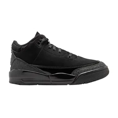 Pre-owned Air Jordan 3 Retro Ps 'black Cat' 2025 | Kid's Size 2.5