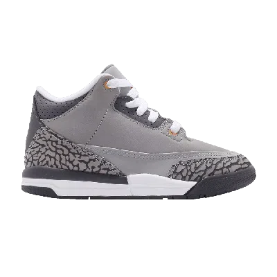 Pre-owned Air Jordan 3 Retro Ps 'cool Grey' 2021