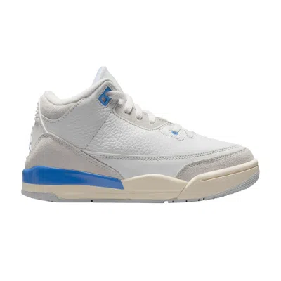 Pre-owned Air Jordan 3 Retro Ps 'lucky Shorts' | White | Kid's Size 3