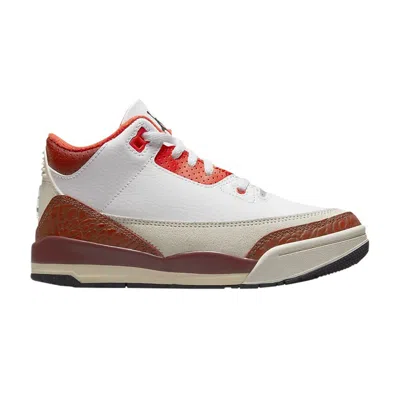 Pre-owned Air Jordan 3 Retro Ps 'mars Stone' | White | Kid's Size 1
