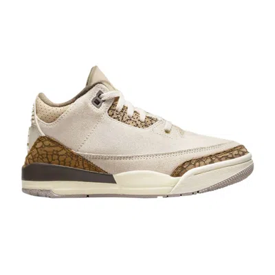 Pre-owned Air Jordan 3 Retro Ps 'palomino' | Cream | Kid's Size 2.5 In White