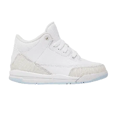 Pre-owned Air Jordan 3 Retro Ps 'triple White'