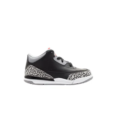Pre-owned Air Jordan 3 Retro Td 'cement' 2011 | Black | Infant Size 8